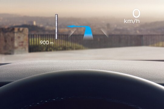 Nissan Qashqai head up display