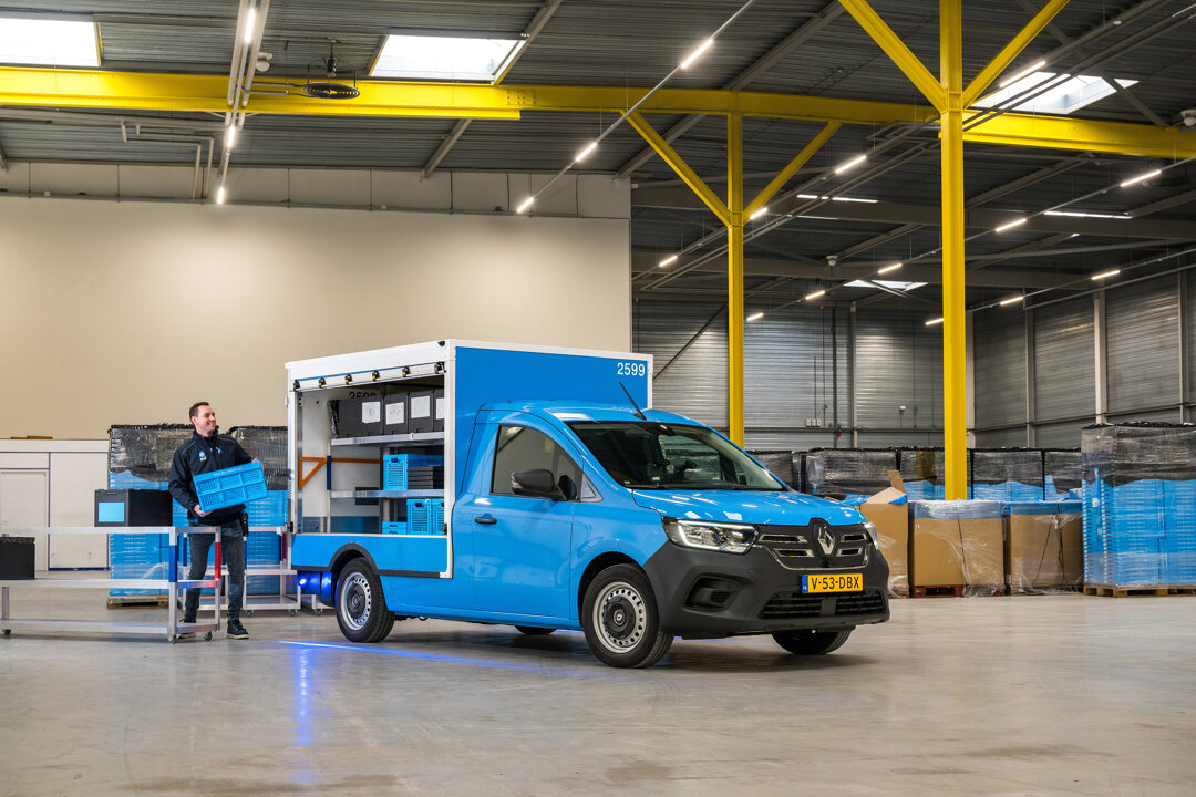 Duurzame samenwerking Renault Kangoo electric Albert Heijn Leiden