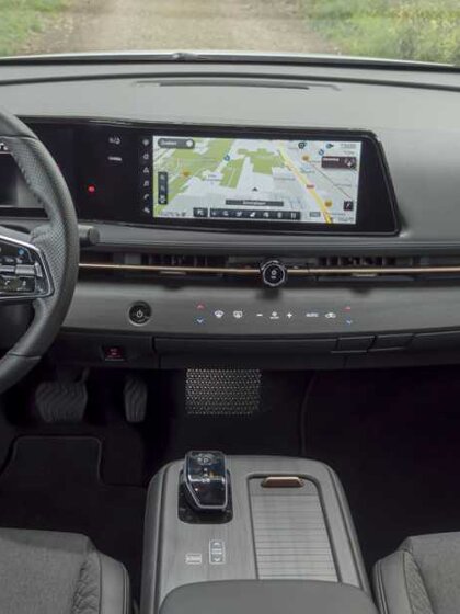 ABD Nissan - Nieuwe Nissan Ariya - zicht bestuurder