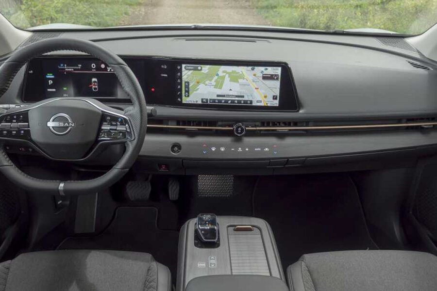 ABD Nissan - Nieuwe Nissan Ariya - zicht bestuurder