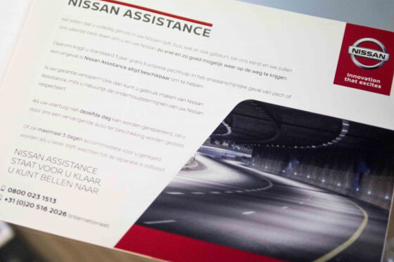 ABD Nissan - assistance - card