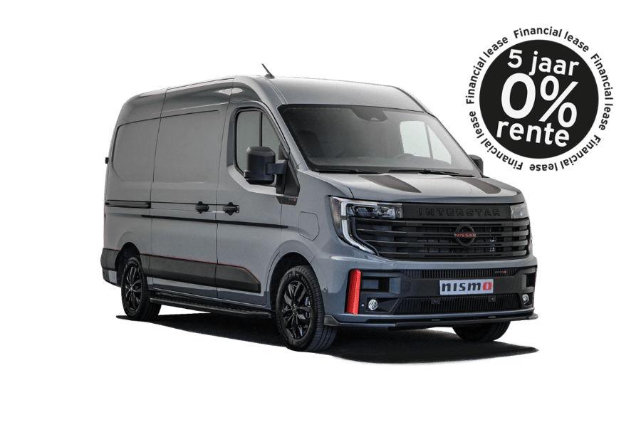 Interstar Nismo 0% rente 5 jaar lang