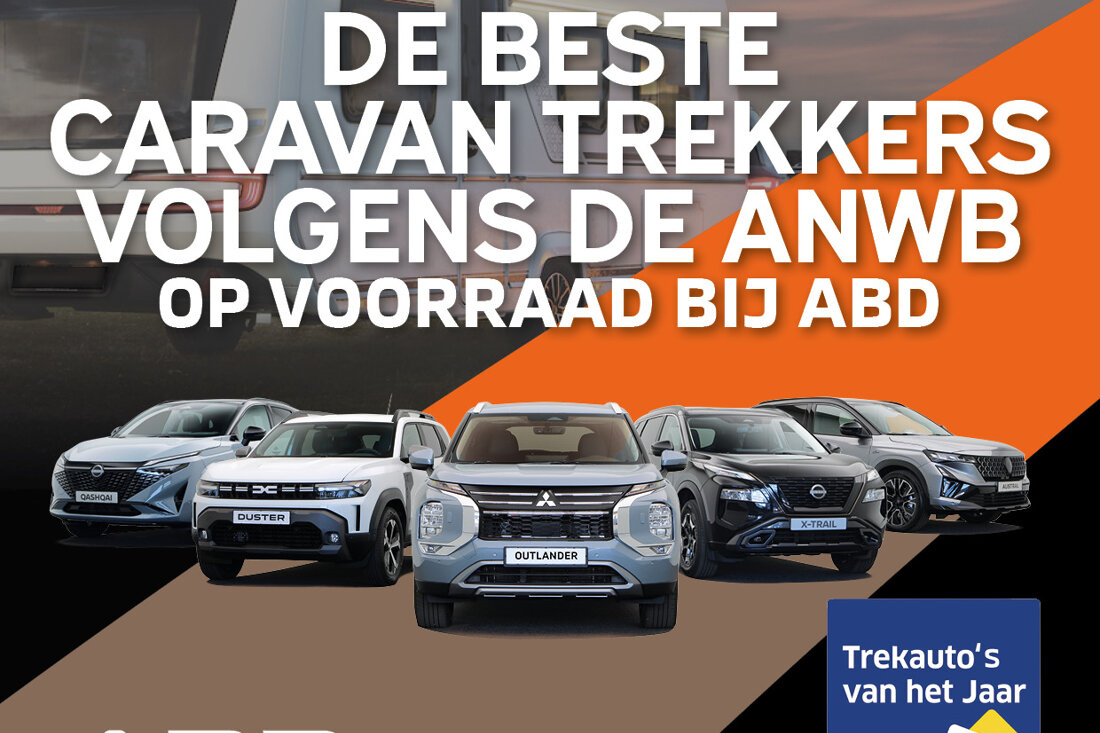 Prijswinnende caravantrekkers voorraadactie ABD
