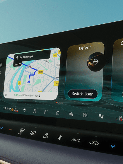 ABD Nissan - Nieuwe Leaf - Infotainment