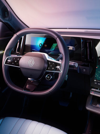 Nieuwe Renault Scenic E-Tech electric pov bestuurder
