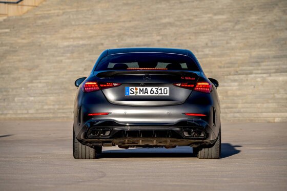 AMG C-Klasse Limo - kenmerkende achterzijde