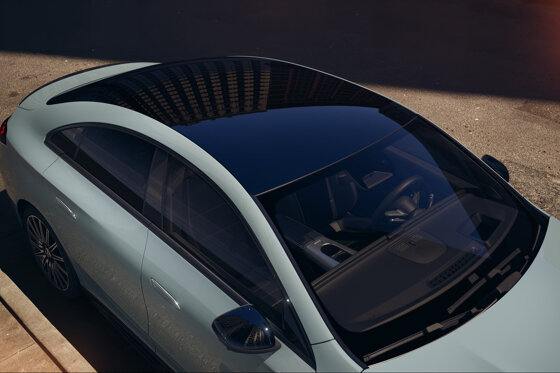 Mercedes-Benz CLA hybride panoramadak