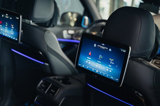 Mercedes-Benz GLS X167 entertainment achter