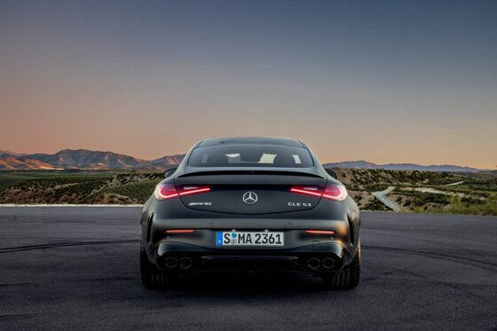AMG CLE Coupé - markante achterzijde