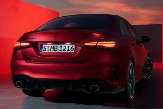 AMG A-Klasse limo - achterzijde
