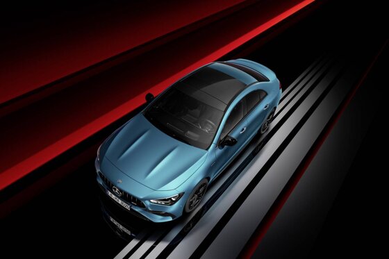 AMG CLA Coupé - dynamische proporties