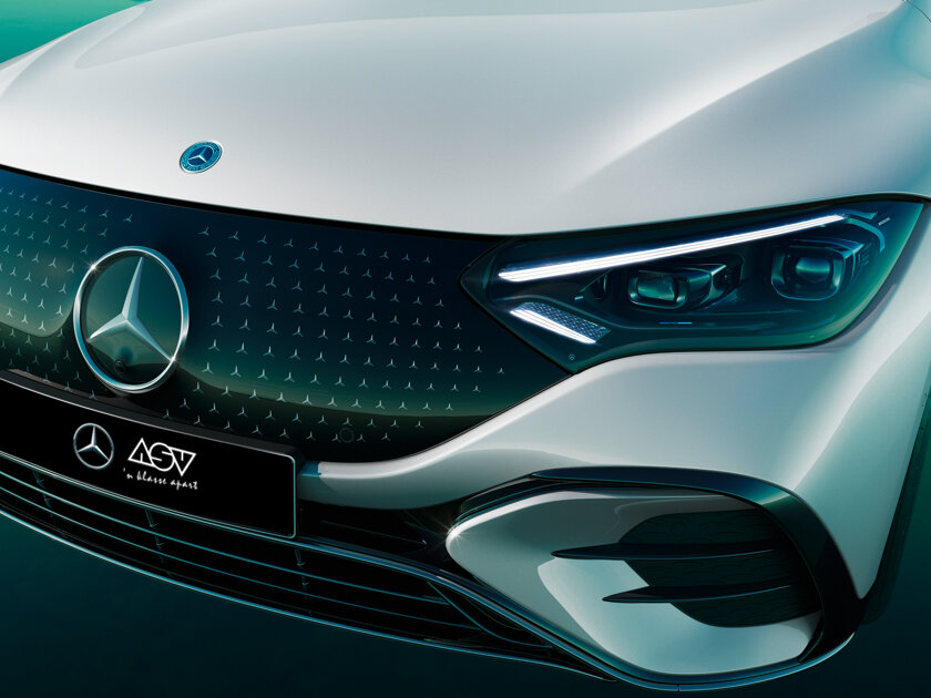 Mercedes-Benz EQE Limousine in beeld 6