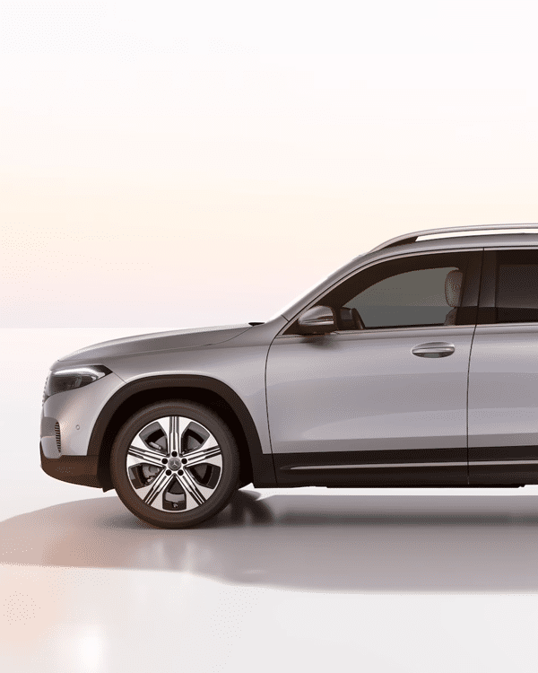 Mercedes-Benz EQB mobiele weergave