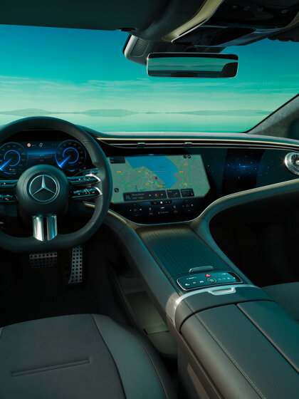 Mercedes-Benz EQE Limousine in beeld 2