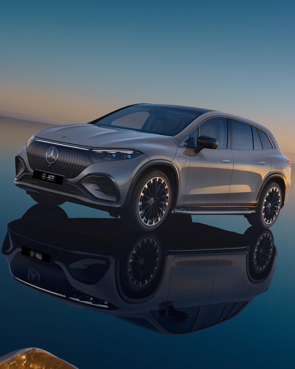 Mercedes-Benz EQS SUV mobiele weergave