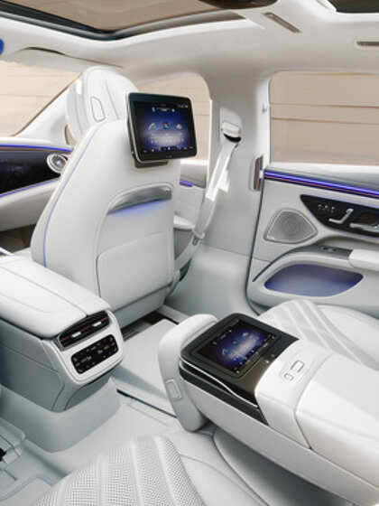 Mercedes-Benz EQS Limousine in beeld 4