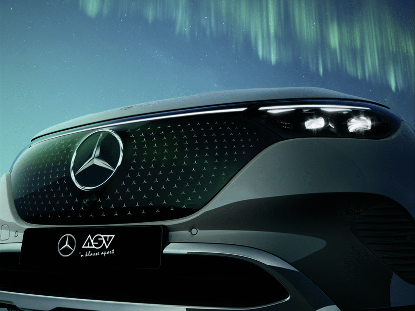 Mercedes-Benz EQE SUV in beeld 1