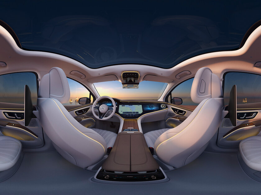 Mercedes-Benz EQS SUV in beeld 5