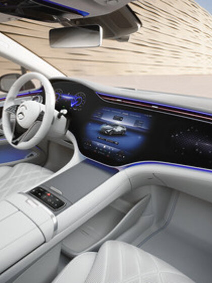 Mercedes-Benz EQS Limousine in beeld 3