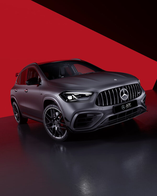 Mercedes-AMG GLA mobiele weergave