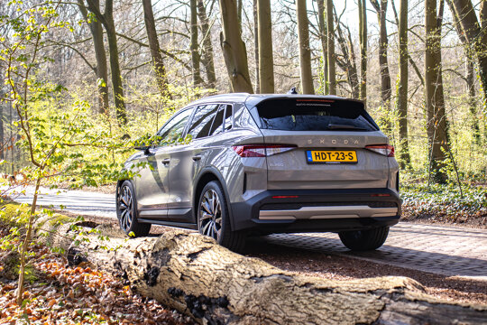 Detail van Škoda Elroq design en afwerking elektrische SUV