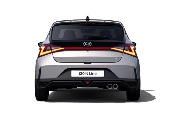 Achterkant Hyundai i20 N Line 2024