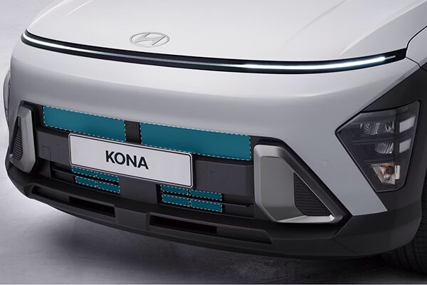 Actieve luchtkleppen Hyundai KONA Hybrid 2024