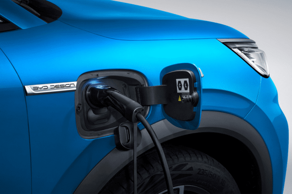 Detail laadpoort BYD ATTO 3