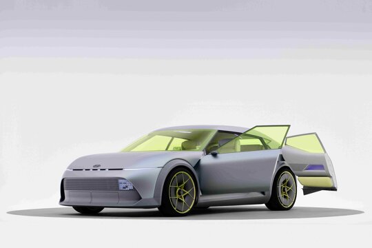 de nieuwe ioniq 3 en zijn suïcide deuren