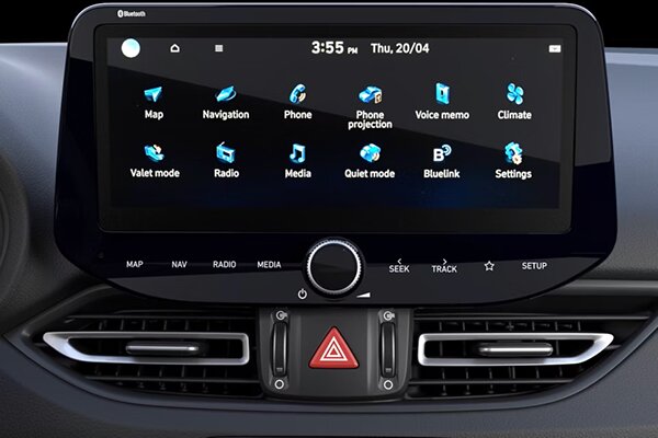 10,25-inch touchscreen multimediasysteem Hyundai i30 Wagon 2024