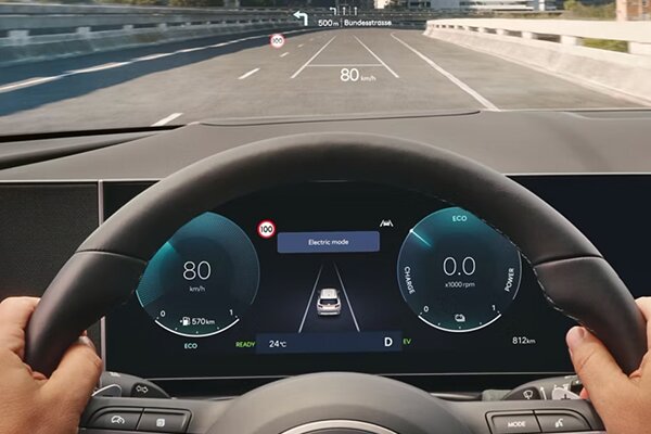 12-inch Head-up Display Hyundai TUCSON 2024