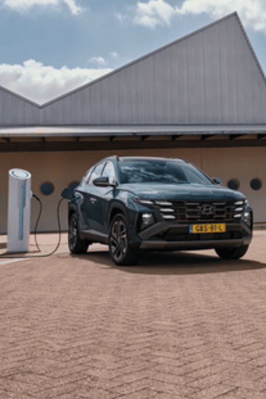plug in tucson met paal