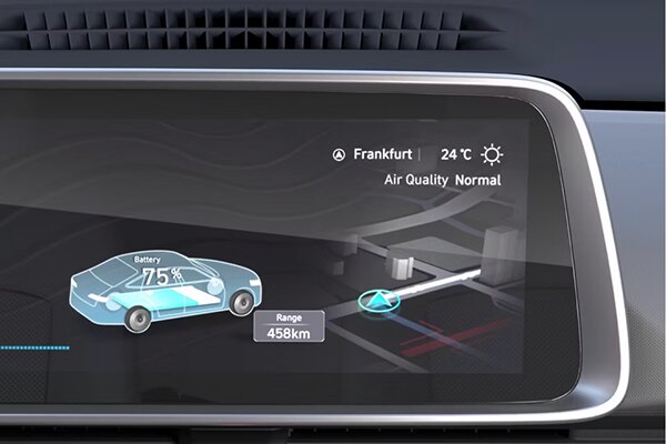 12,3-inch touchscreen Hyundai IONIQ 6 2024 12,3-inch touchscreen Hyundai IONIQ 6 2024