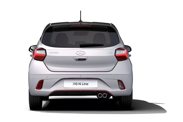 Krachtig design achterzijde Hyundai i10 N Line 2024