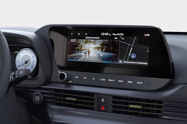 Centraal 10,25-inch touchscreen Hyundai i20 2024