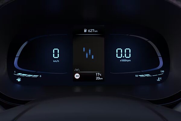 Volledig digitaal LCD-cluster Hyundai i10 2024