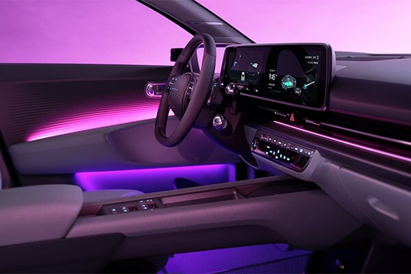 Dual Color Ambient Lighting Hyundai IONIQ 6 2024