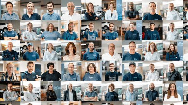 Bariseau Mottrie - Roeselare Kortrijk Brugge Ieper - autogarage - verkoop auto - nieuwe auto - tweedehands auto - teamfoto