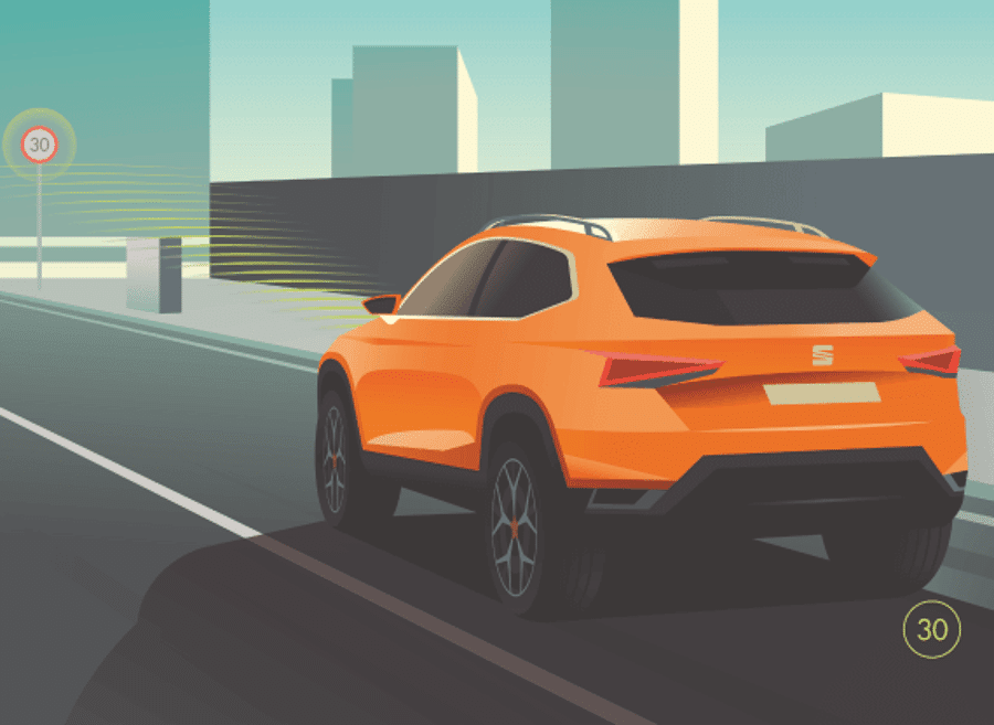 SEAT_Leon_Verkeersbord_Herkenning