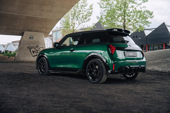 Foto's MINI Cooper 3 Deurs Groen Skatepark-48