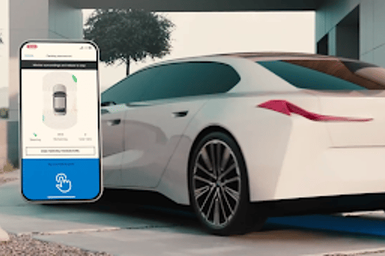 bmw i5 - inparkeren
