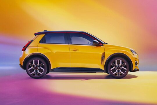 renault 5 - oplopende achterruit