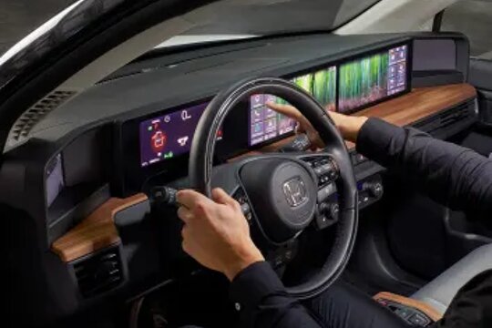 honda e - digitaal dashboard