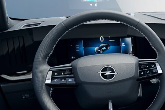 opel astra - head up display