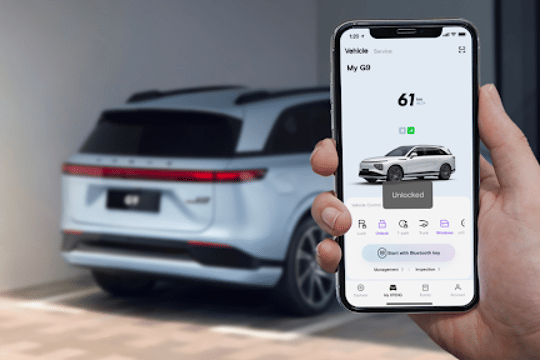 XPENG G9 - xpeng app controle