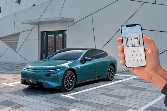 xpeng p7 - app controle