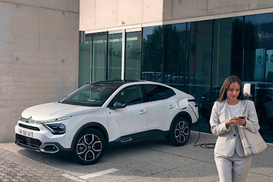 citroen ec4x - oplaadstatus