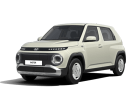 Hyundai INSTER E-Motion in Unbleached Ivory kleur – vooraanzicht