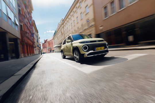 Zuinige auto met hoge instap