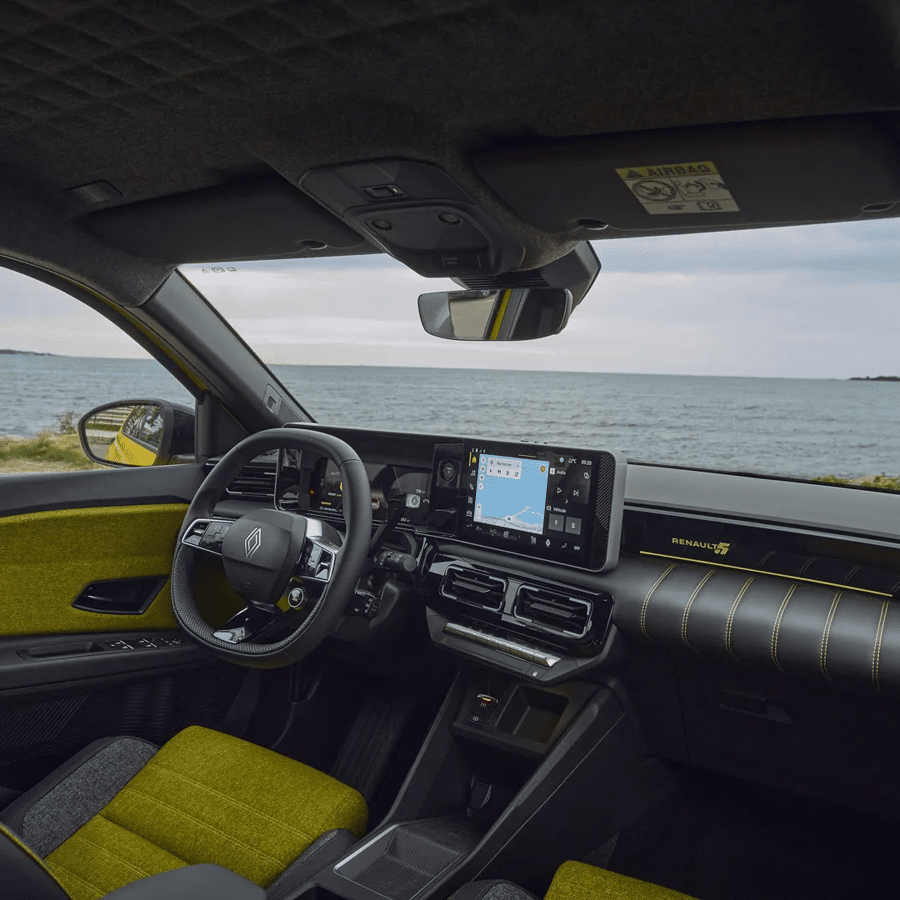 Renault 5 E-Tech electric - version iconic cinq - Jaune Pop ! (36)